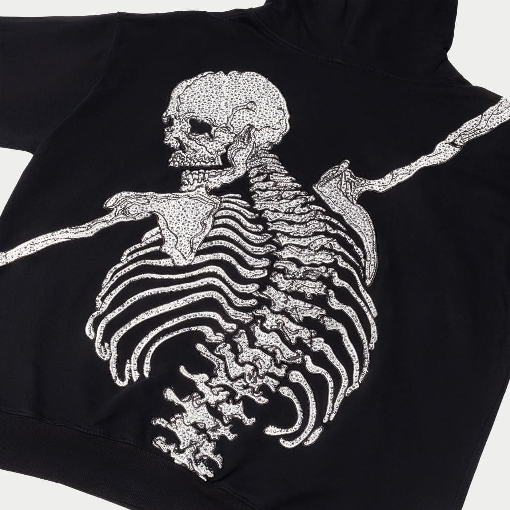 GODSPEED R.O.D. SKELETON RHINESTONE HOODIE