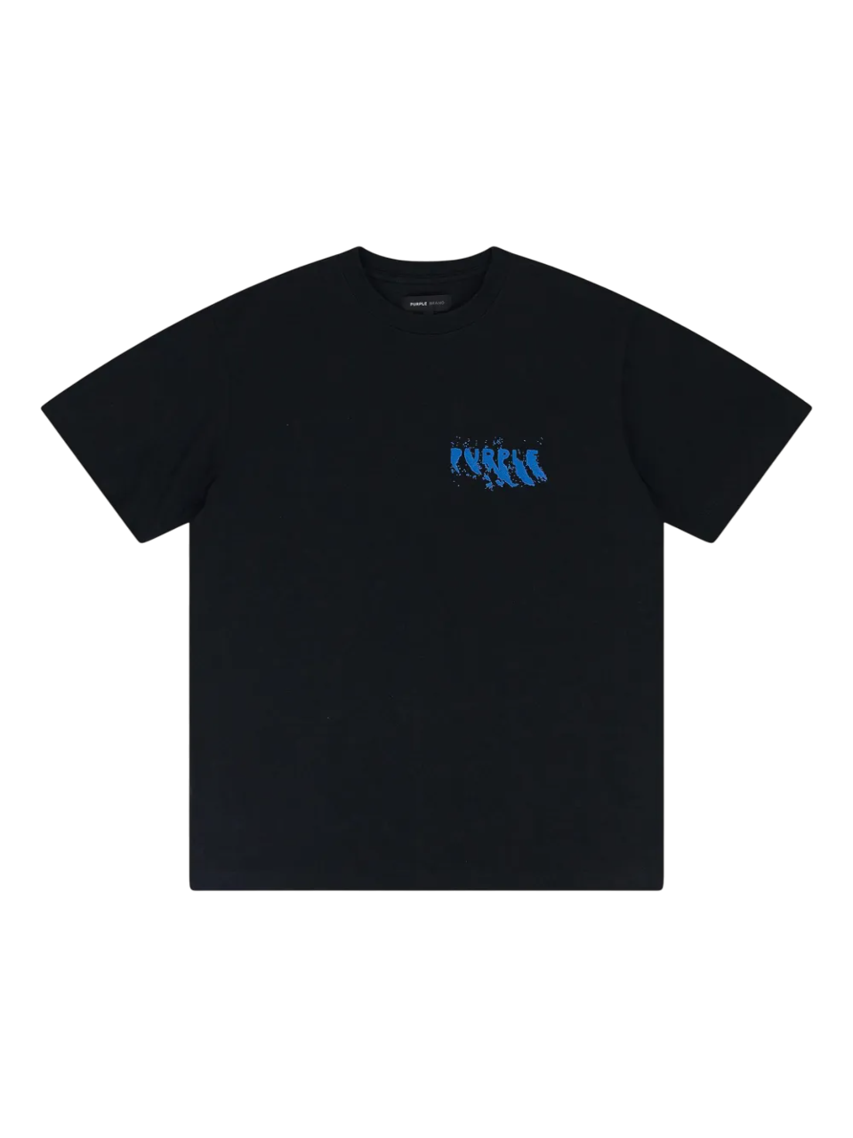PURPLE BRAND MELTING LOGO SHIRT BLACK/BLUE