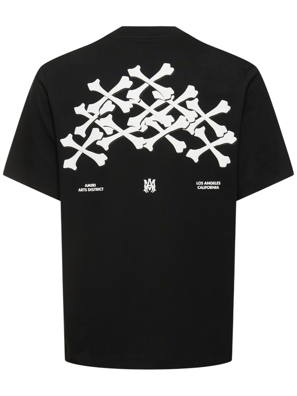 AMIRI BLACK BONES STACKED TEE