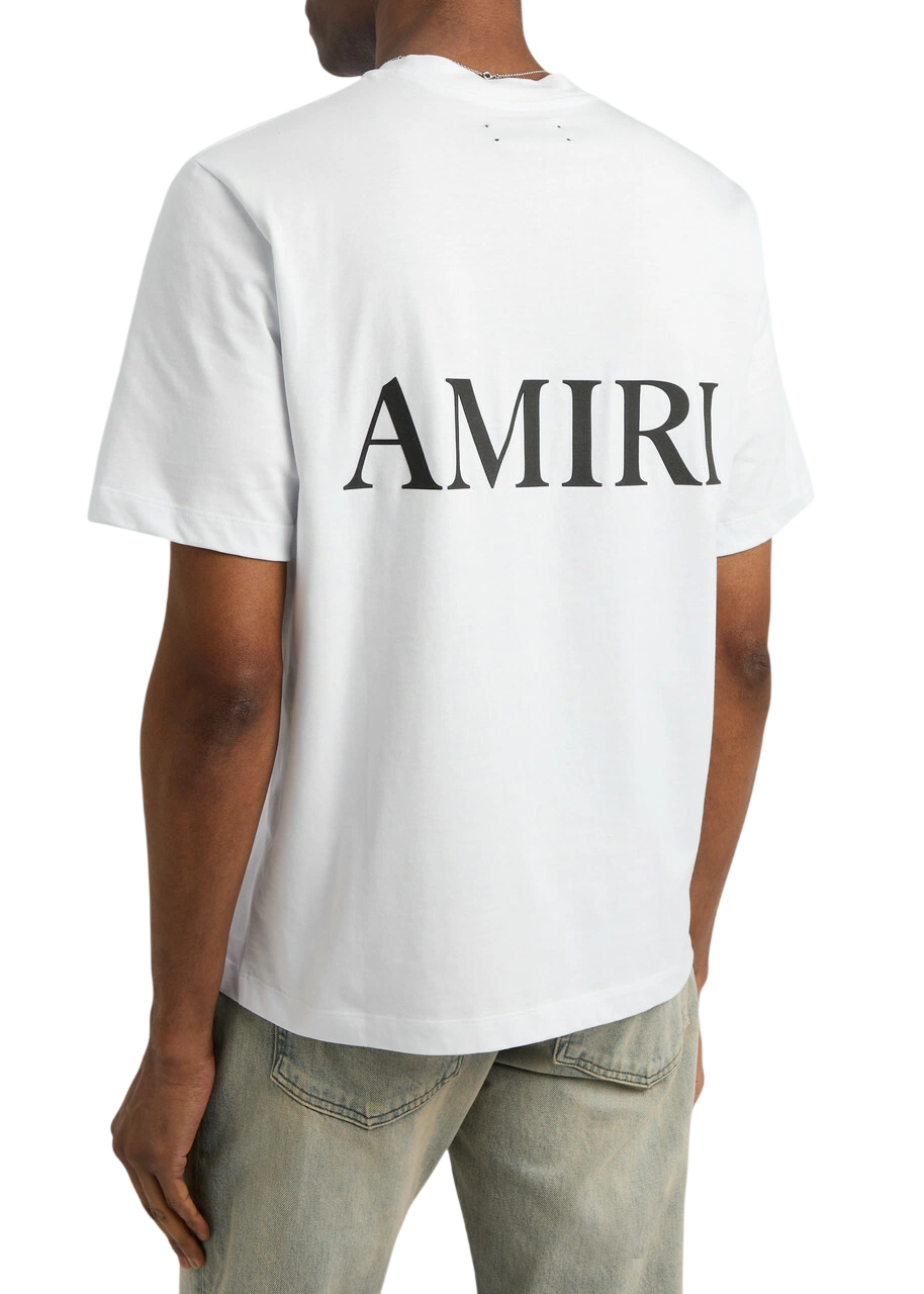 AMIRI AM CORE LOGO WHITE SHIRT