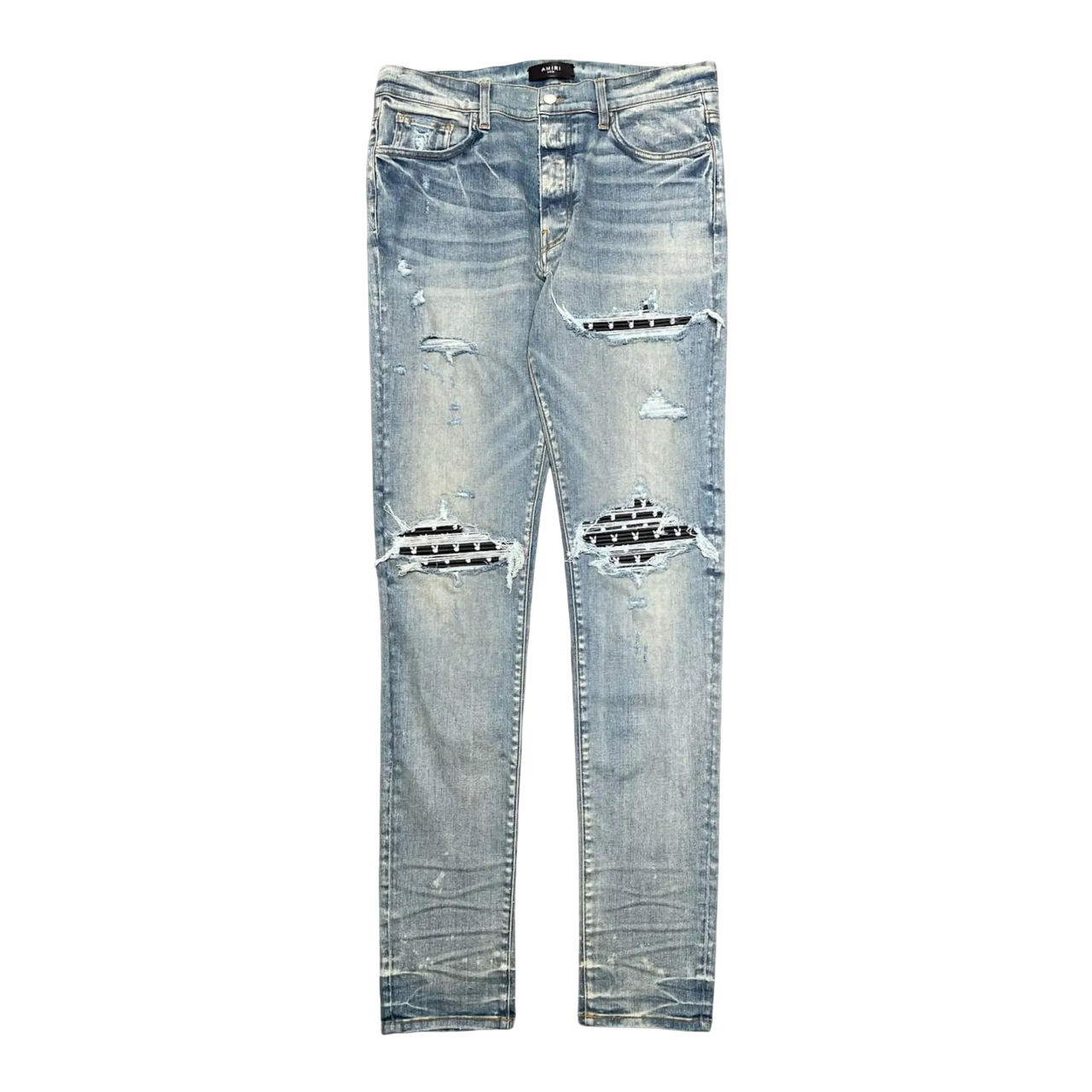 AMIRI MX1 PLAYBOY CLAY INDIGO JEANS