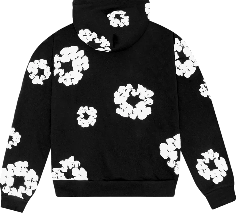 DENIM TEARS THE COTTON WREATH SWEATSHIRT BLACK