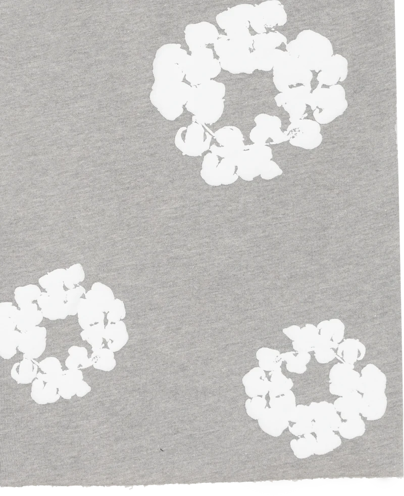 DENIM TEARS THE COTTON WREATH SHORTS GREY