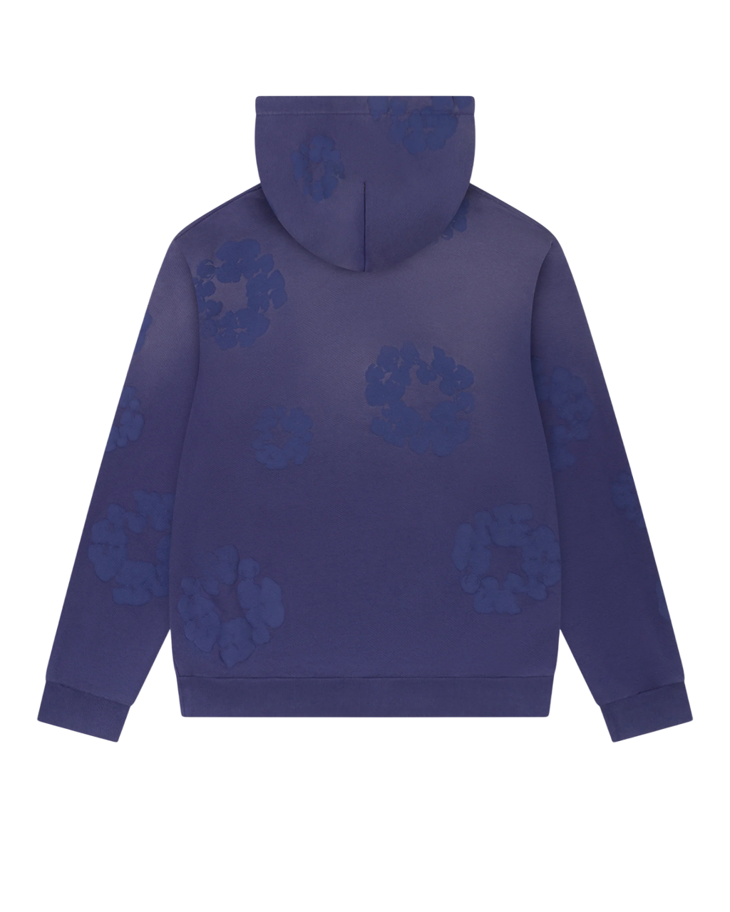 DENIM TEARS MONO COTTON WREATH HOODIE WASHED BLUE