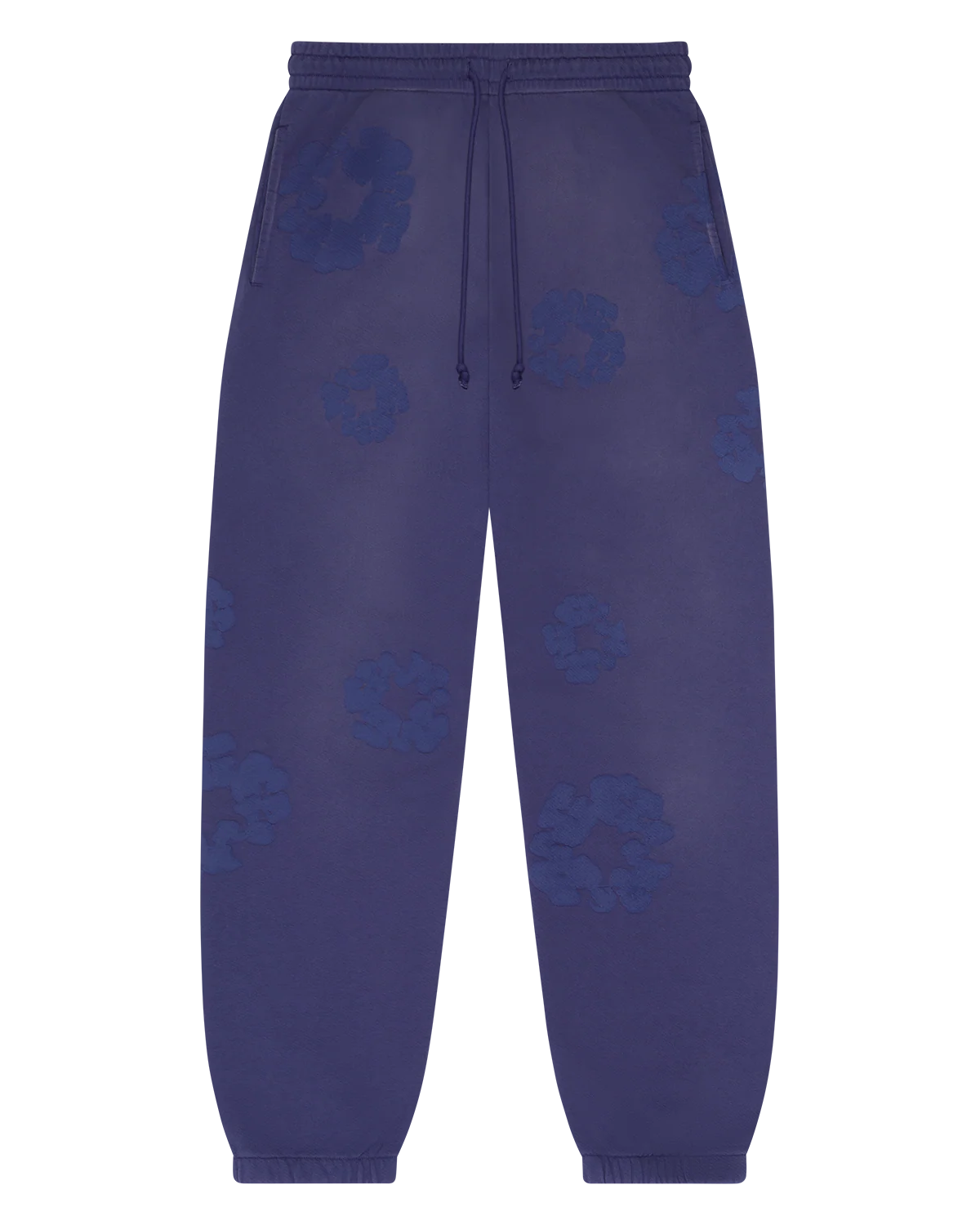 DENIM TEARS MONO COTTON WREATH SWEATPANTS WASHED BLUE