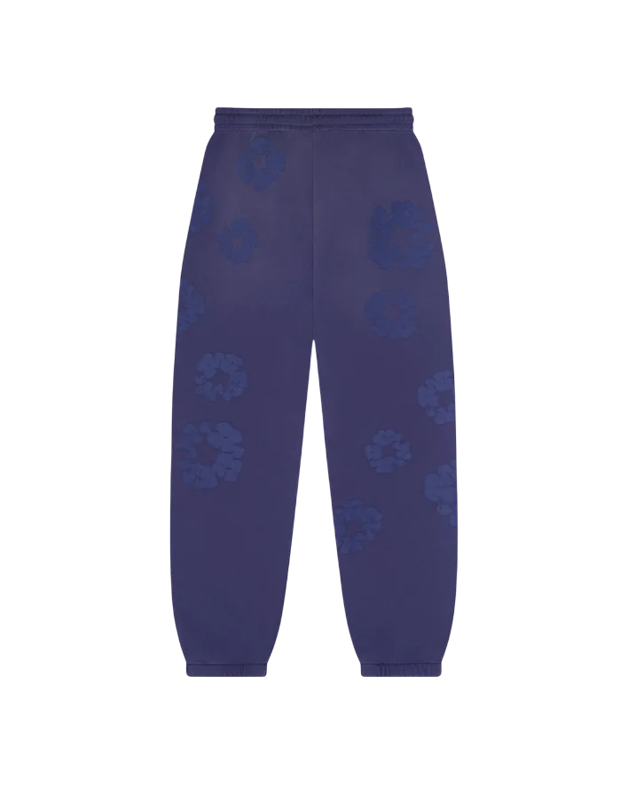DENIM TEARS MONO COTTON WREATH SWEATPANTS WASHED BLUE