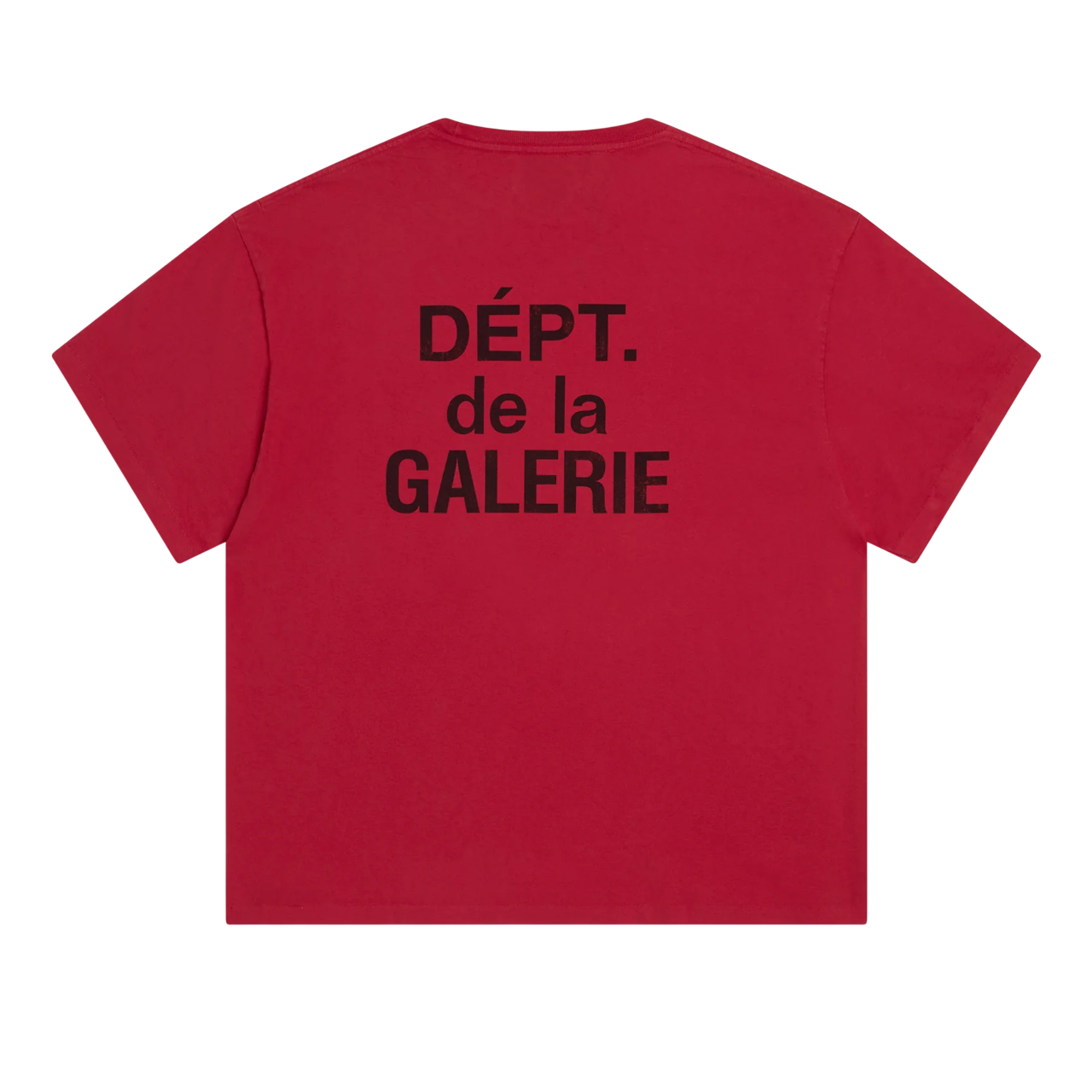 GALLERY DEPT RED/BLACK FRENCH LOGO TEE