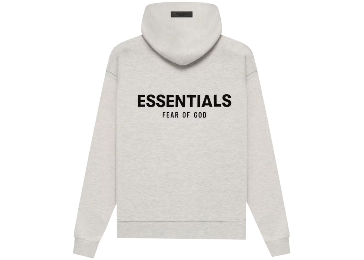 FEAR OF GOD ESSENTIALS HOODIE LIGHT OATMEAL(SS22)