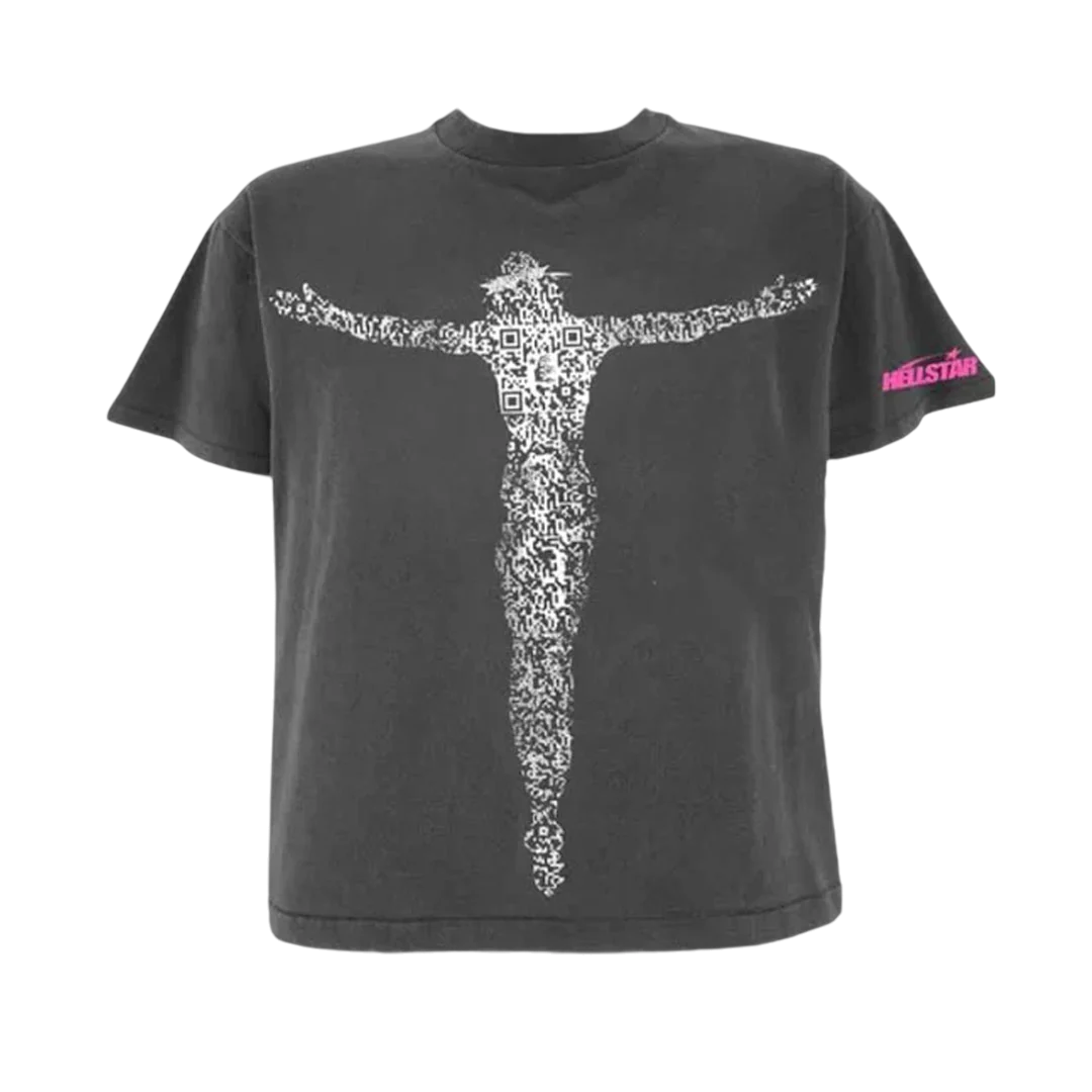 HELLSTAR QR CHRIST T-SHIRT BLACK