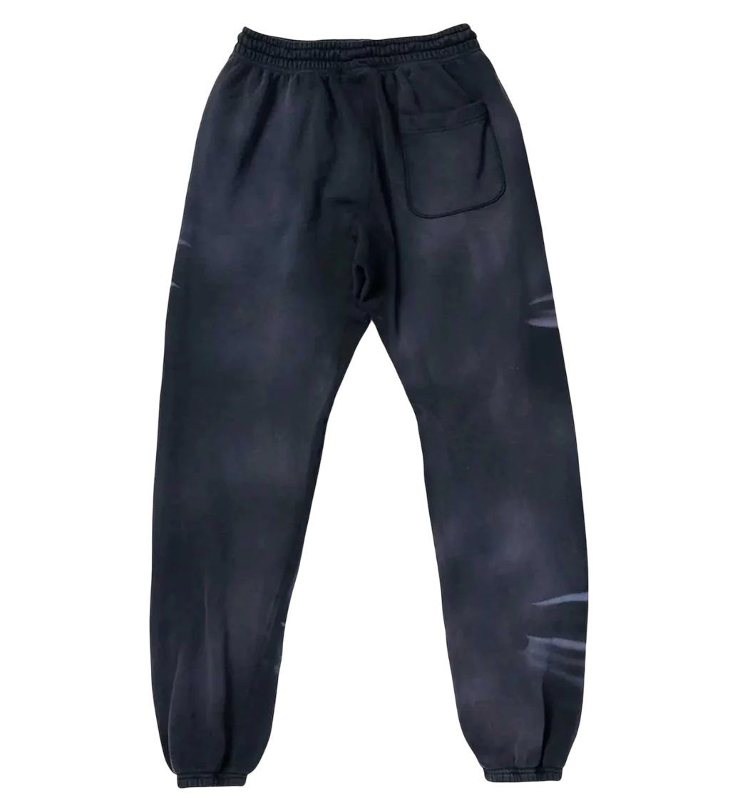 HELLSTAR AIRBRUSHED SKULL SWEATPANTS BLACK