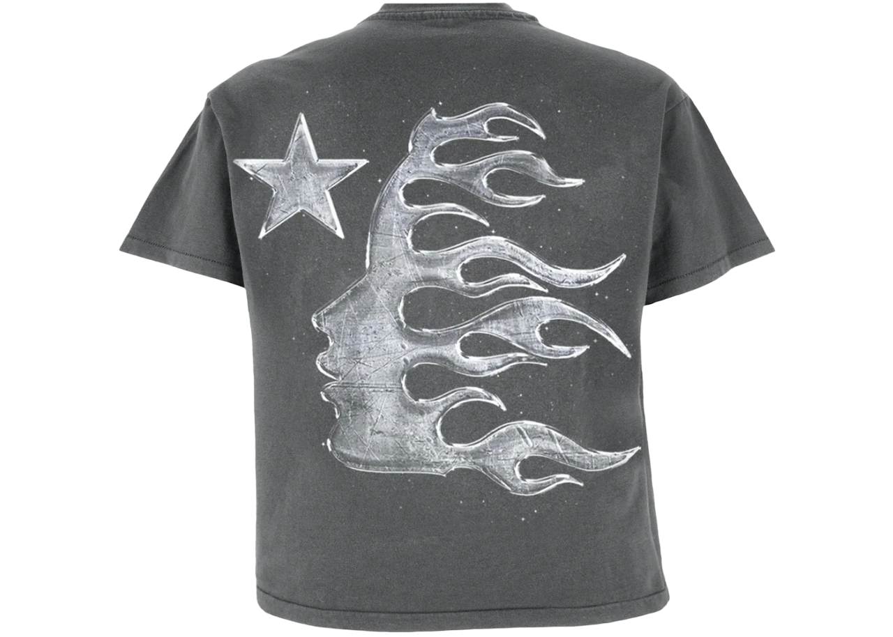 HELLSTAR CHROME LOGO T-SHIRT BLACK