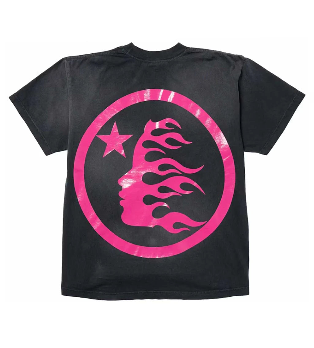HELLSTAR SPORT LOGO GEL TEE BLACK/PINK