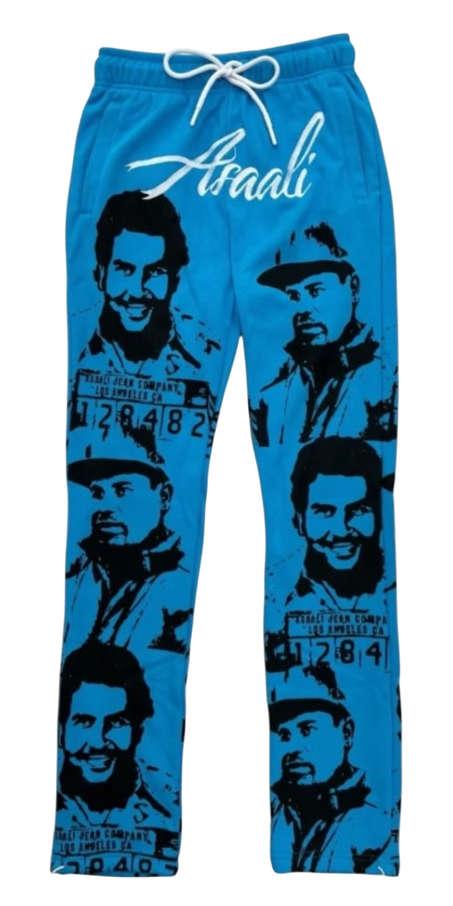 ASAALI AQUA BLUE CARTEL SWEATS