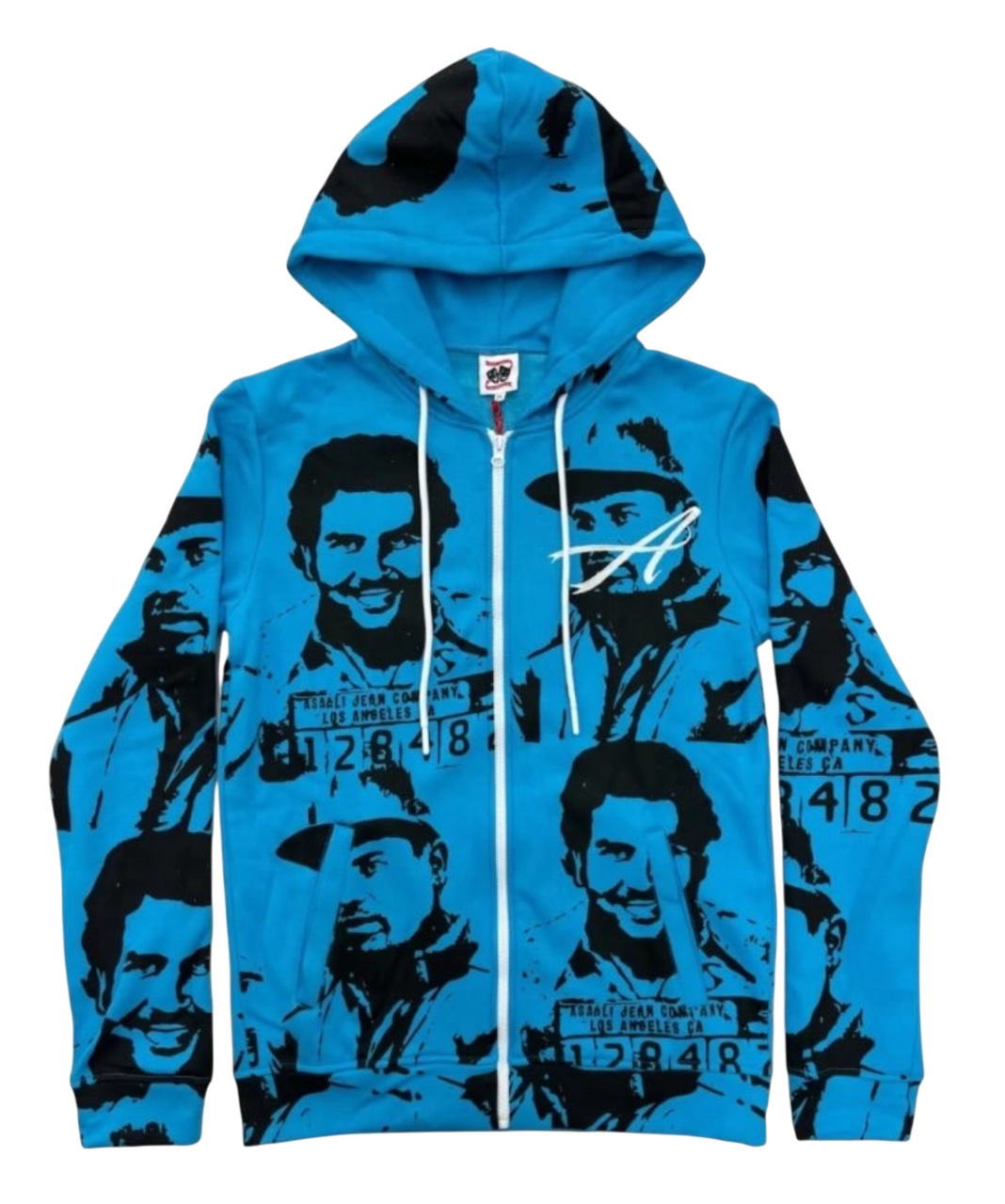 ASAALI AQUA BLUE CARTEL HOODIE