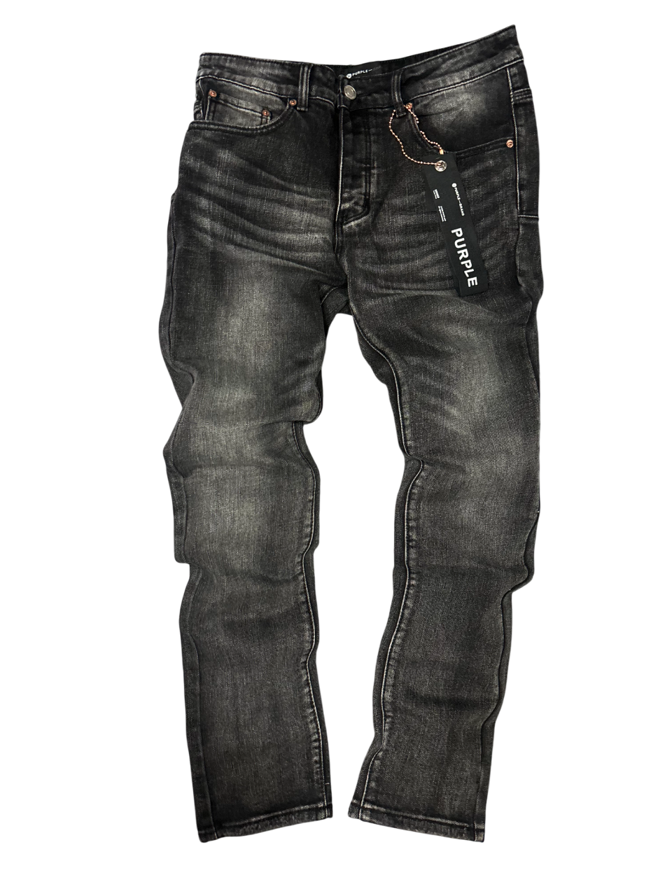 PURPLE BRAND BLACK FADED BLACK LABEL JEANS P001