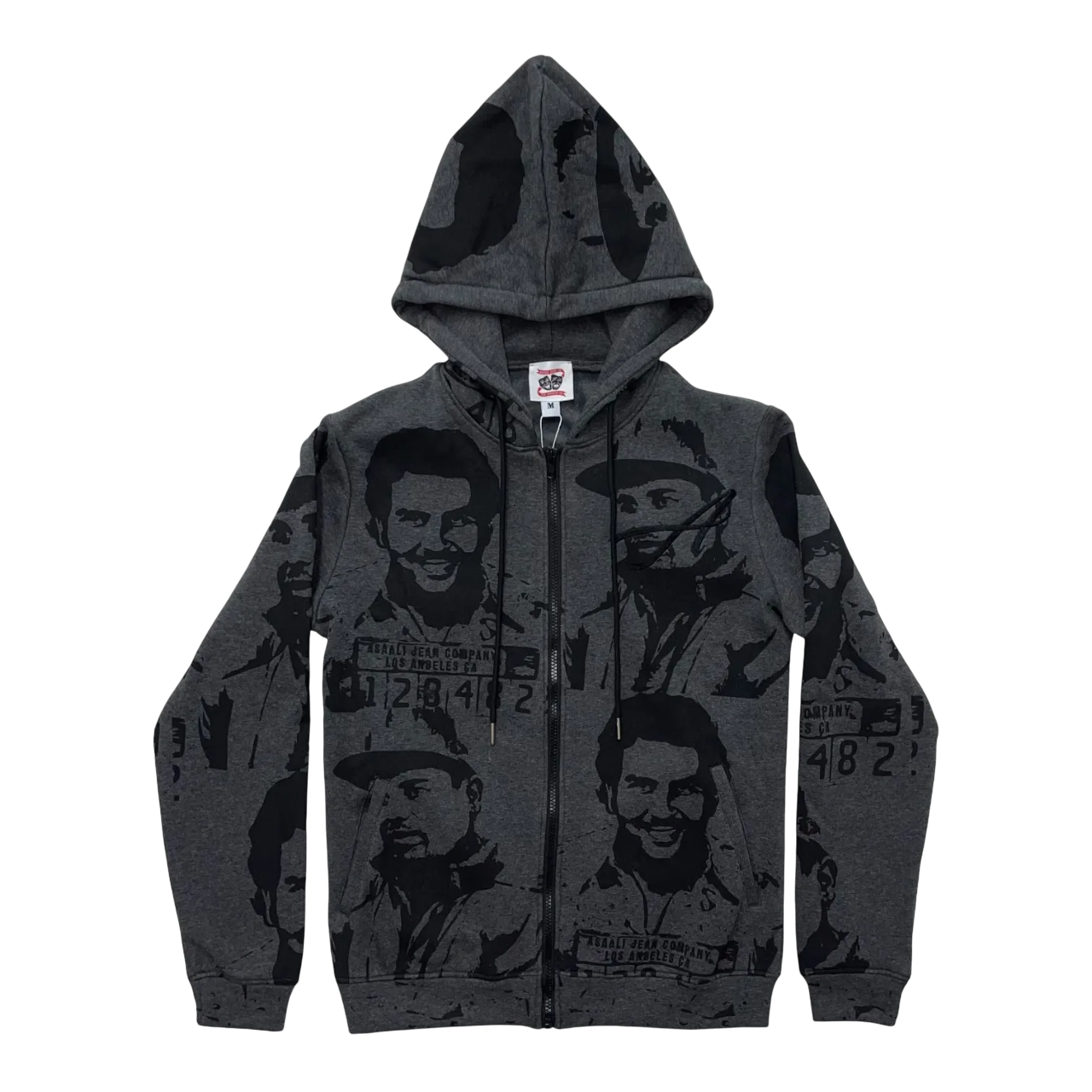 ASAALI MIDNIGHT GREY CARTEL HOODIE