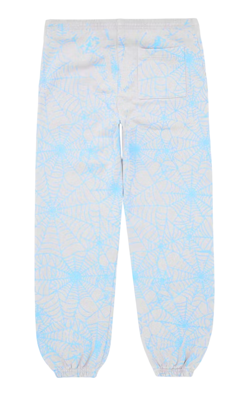 SP5DER AOP WEB HEATHER SWEATPANTS GREY