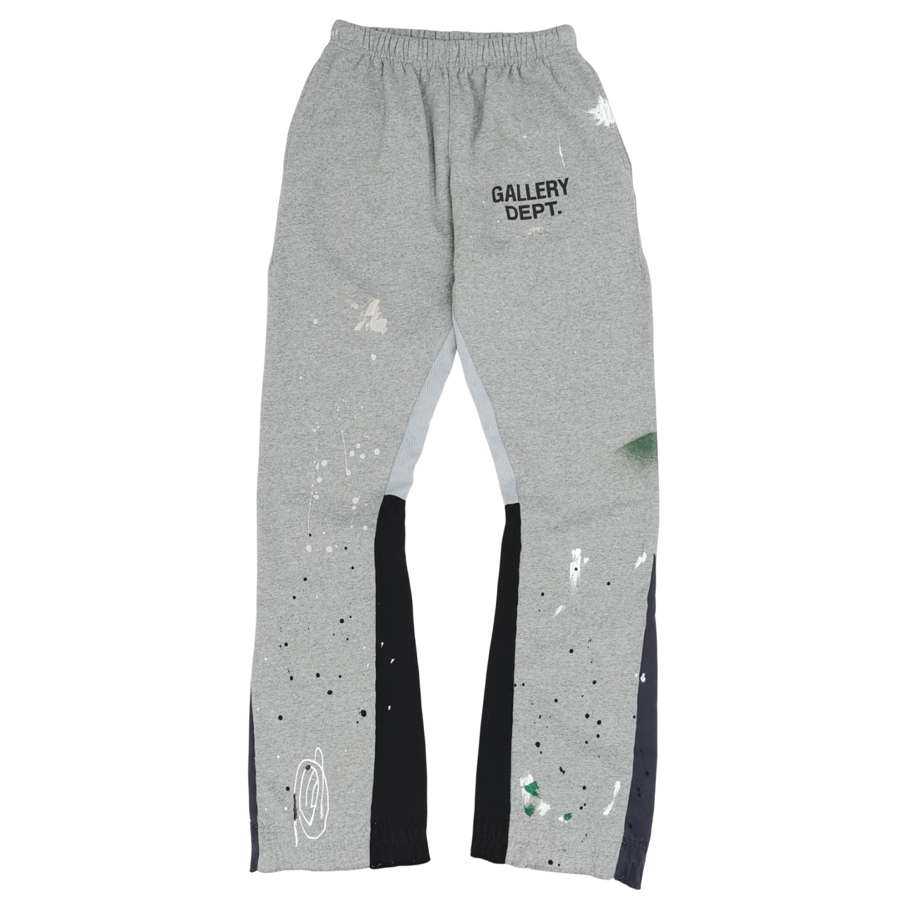 GALLERY DEPT PAINTED GREY FLARE SWEATPANTS