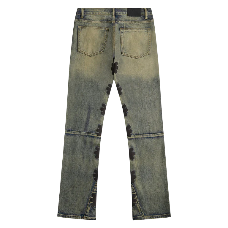 LOST SHADOWS FLARED DENIM DIRTY BLUE/GRAPHITE