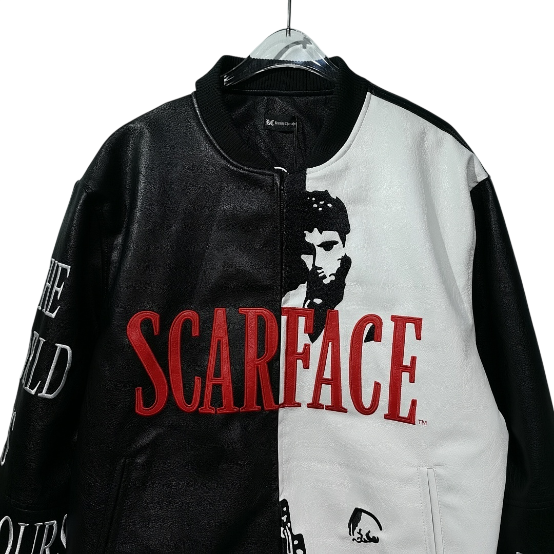 SCARFACE LEATHER JACKET
