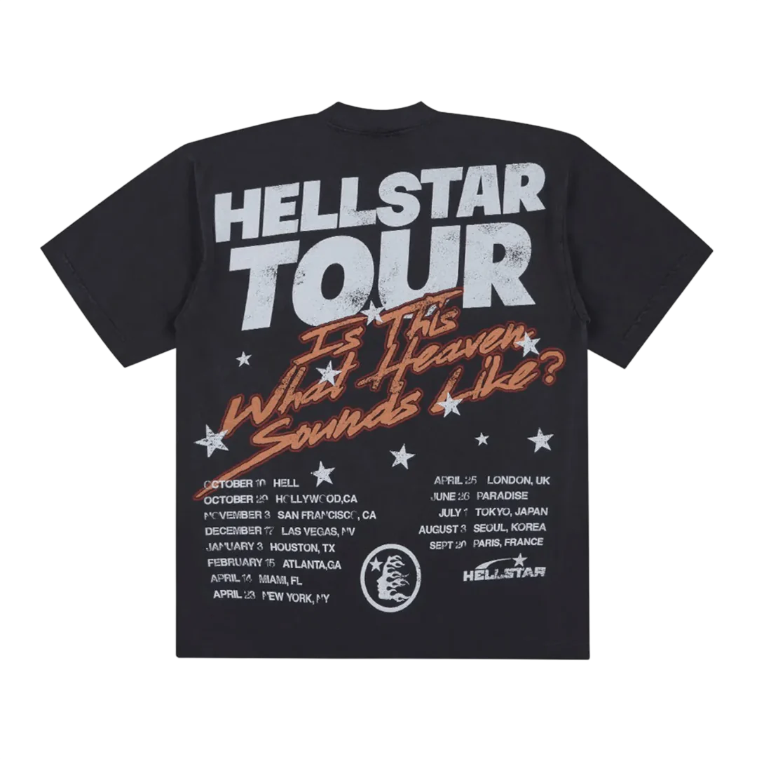HELLSTAR STUDIOS BIKER TOUR TEE BLACK