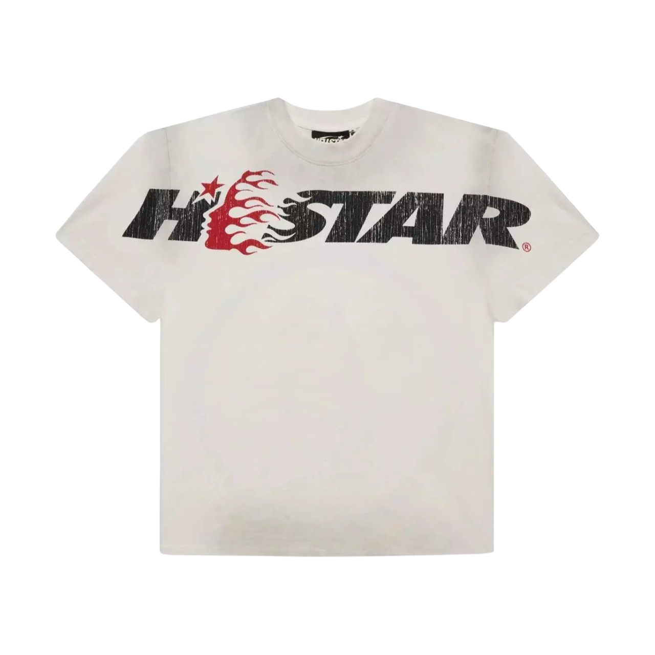 HELLSTAR CARTOON LOGO TEE WHITE/RED