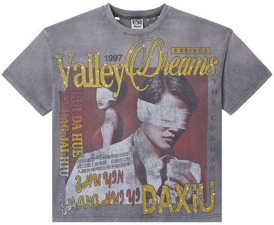 VALE FOREVER CHARCOAL CASINO TEE GREY