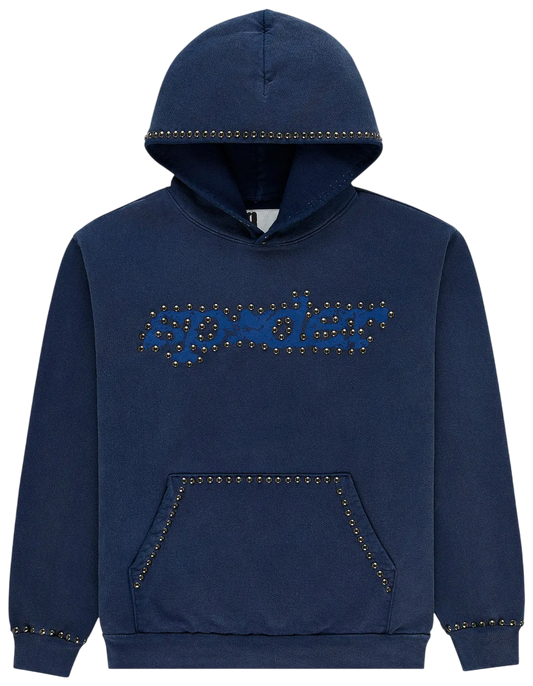 SP5DER PUNK V3 STUDDED HOODIE