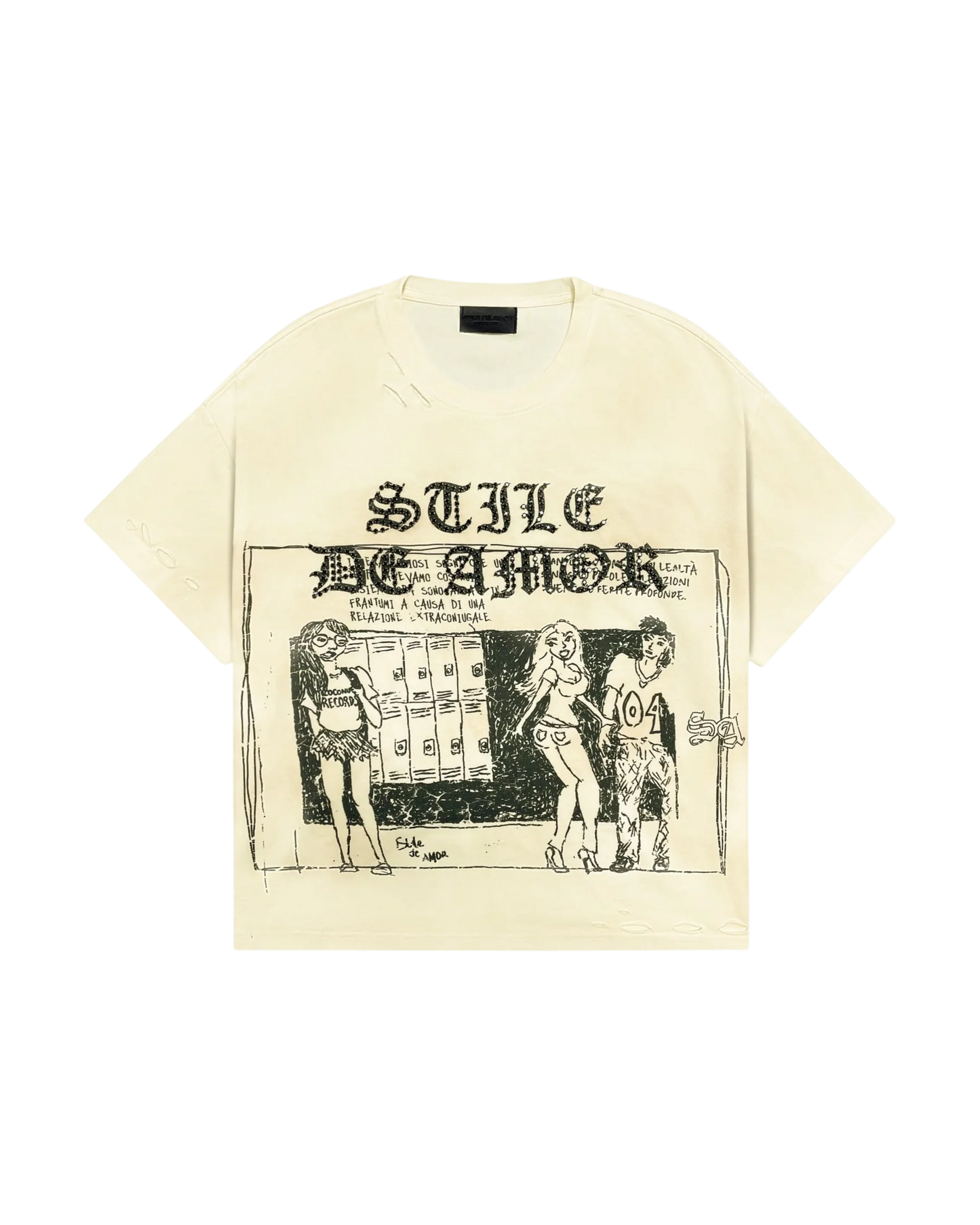 STILE DE AMOR MAGIA STONE TEE CREAM