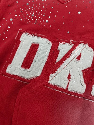 VALE FOREVER CLASSICO ZIPUP HOODIE RED RUBY