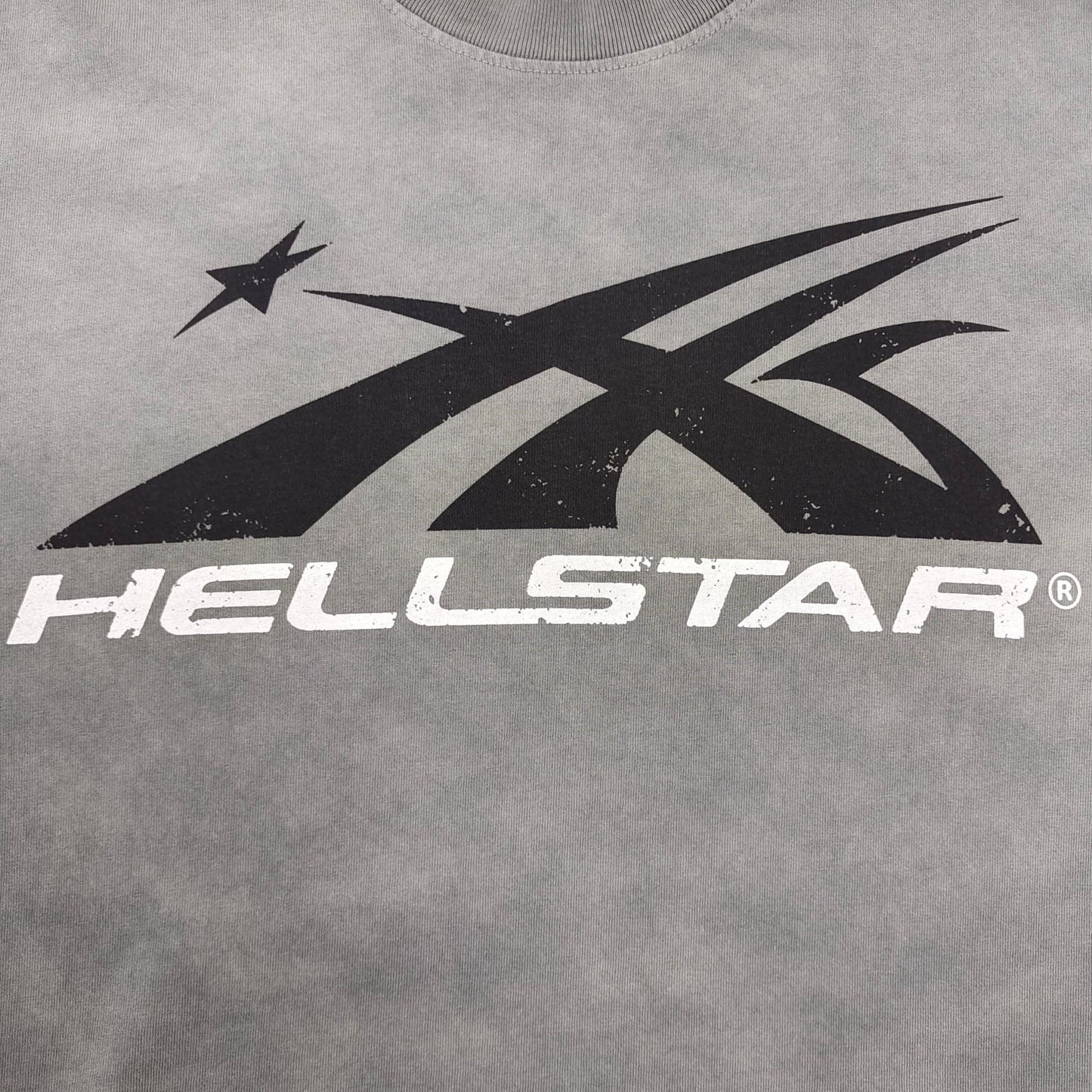 HELLSTAR SPORTS LOGO T-SHIRT GREY