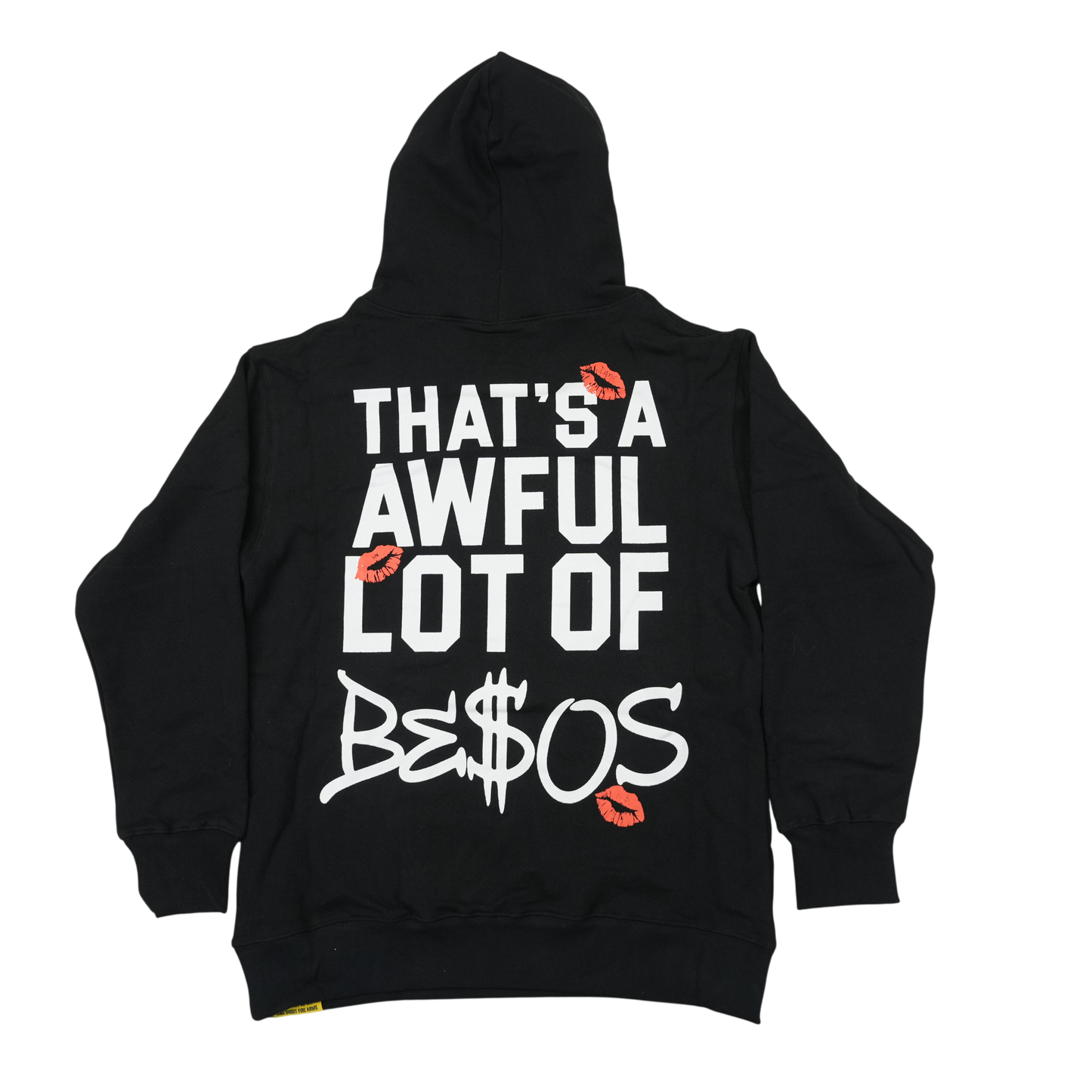 THATS AN AWFUL LOT OF BESOS HOODIE BLACK