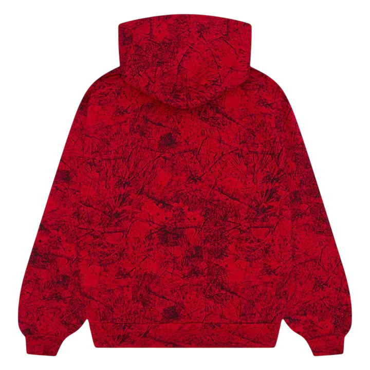 SP5DER OG TREE CAMO HOODIE RED