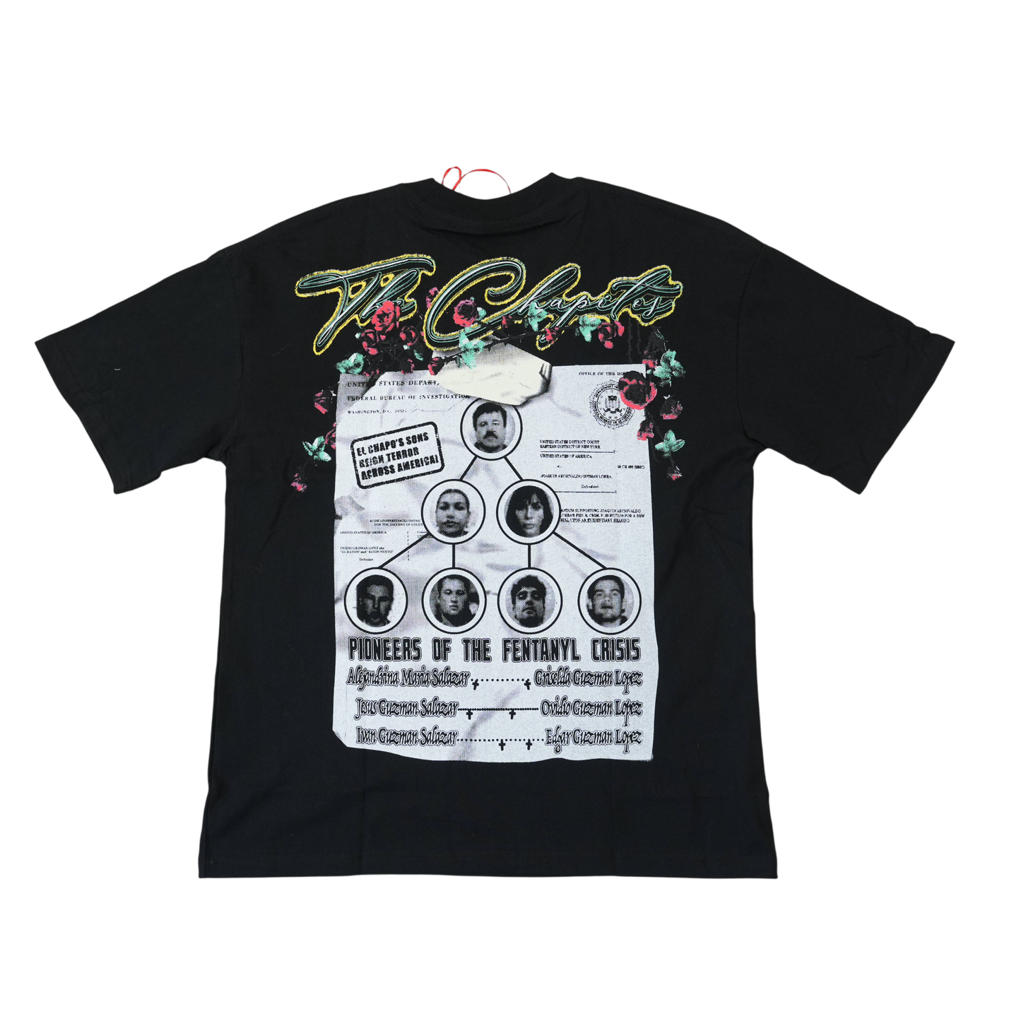 ASAALI THE CHAPITOS T-SHIRT BLACK