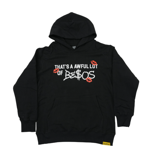 THATS AN AWFUL LOT OF BESOS HOODIE BLACK