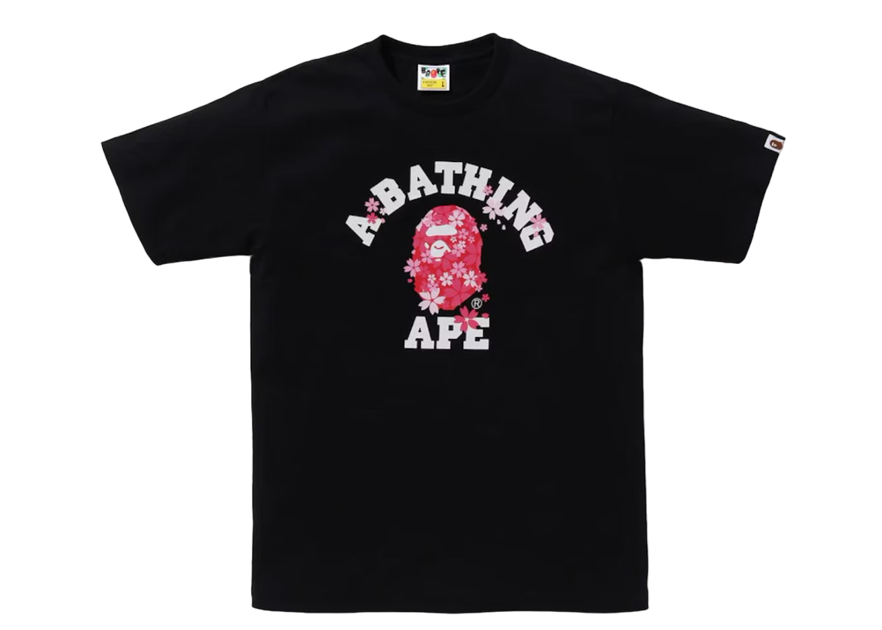 BAPE SAKURA COLLEGE TEE