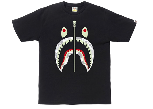 BAPE SPACE CAMO SHARK TEE