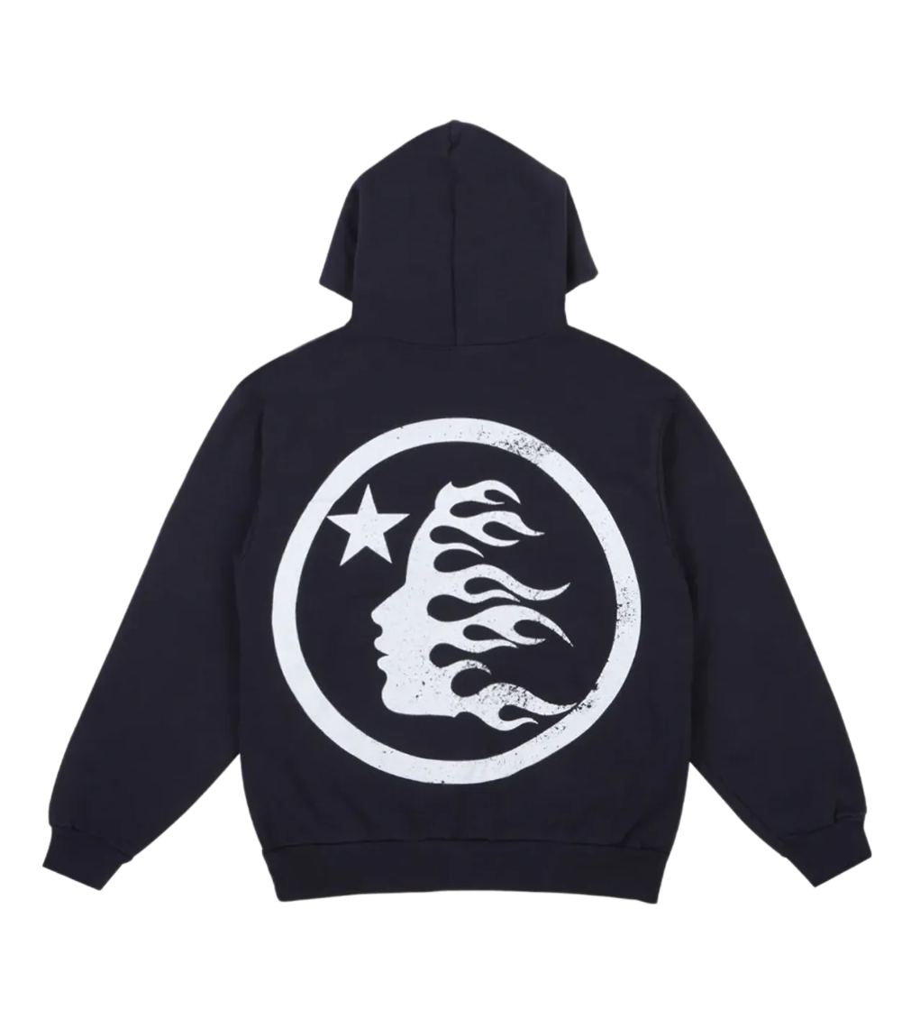 HELLSTAR STUDIO SBASIC LOGO HOODIE FADED BLACK