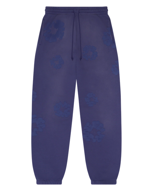 DENIM TEARS MONO COTTON WREATH SWEATPANTS WASHED BLUE
