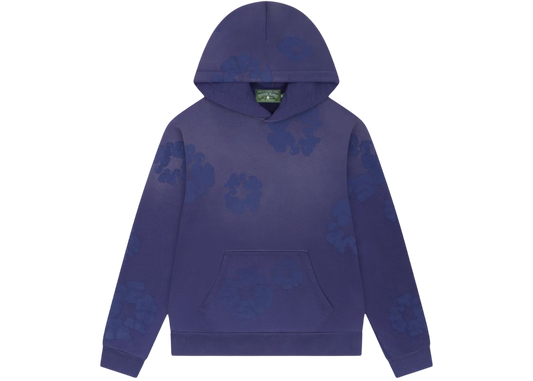DENIM TEARS MONO COTTON WREATH HOODIE WASHED BLUE