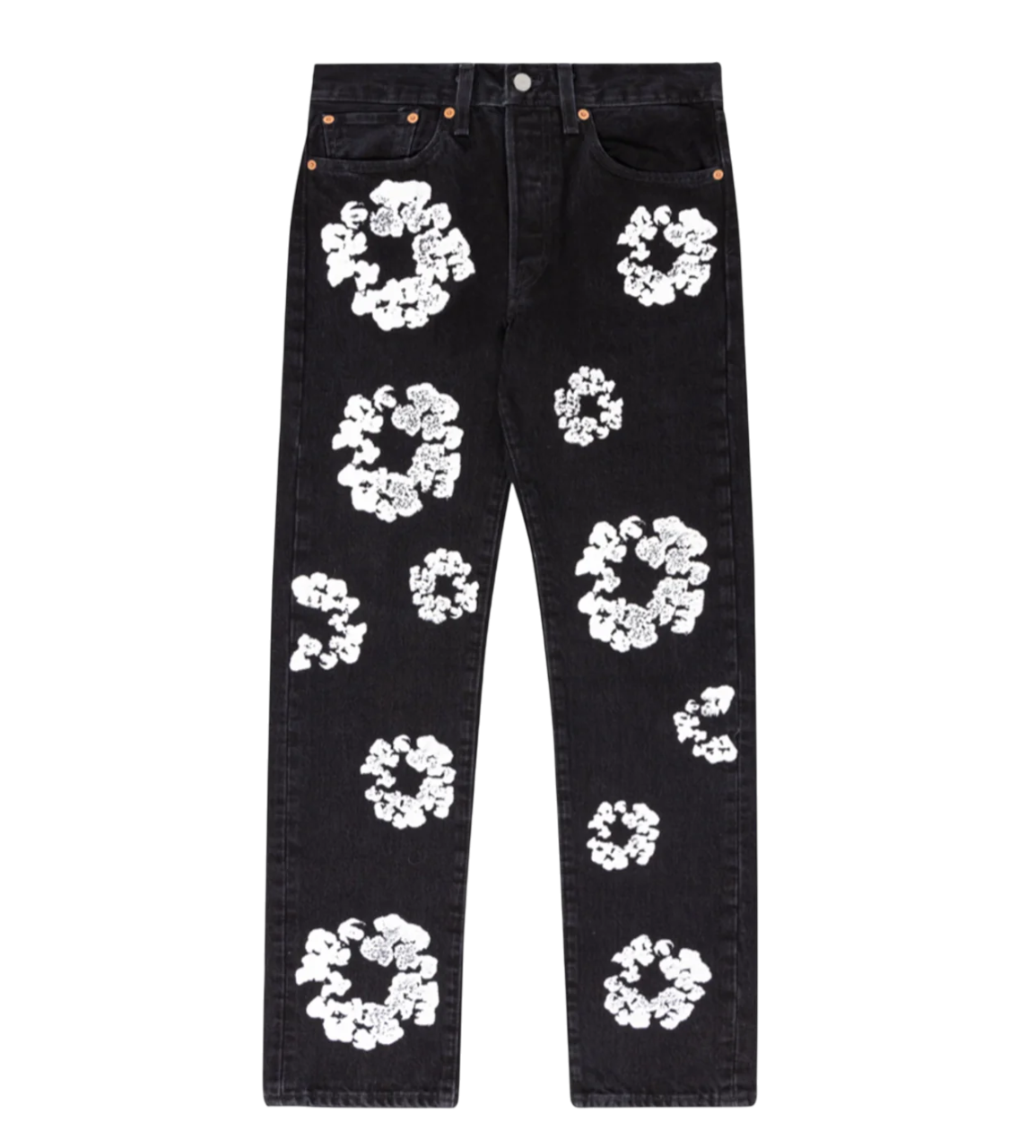 DENIM TEARS THE COTTON WREATH JEAN BLACK