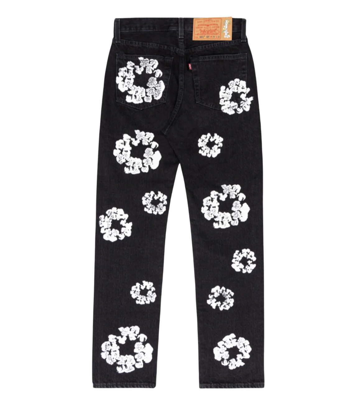 DENIM TEARS THE COTTON WREATH JEAN BLACK