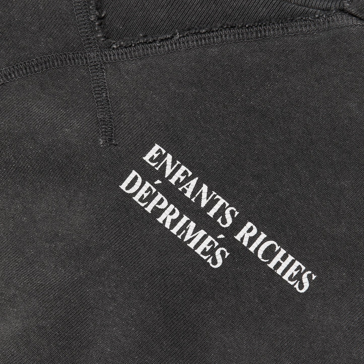 ERD LOGO RAGLAN HOODIE ANTIQUE BLACK