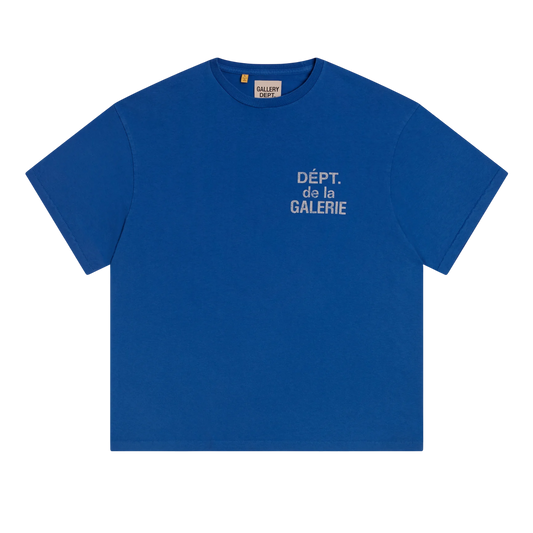 GALLERY DEPT BLUE/WHITE FRENCH LOGO TEE