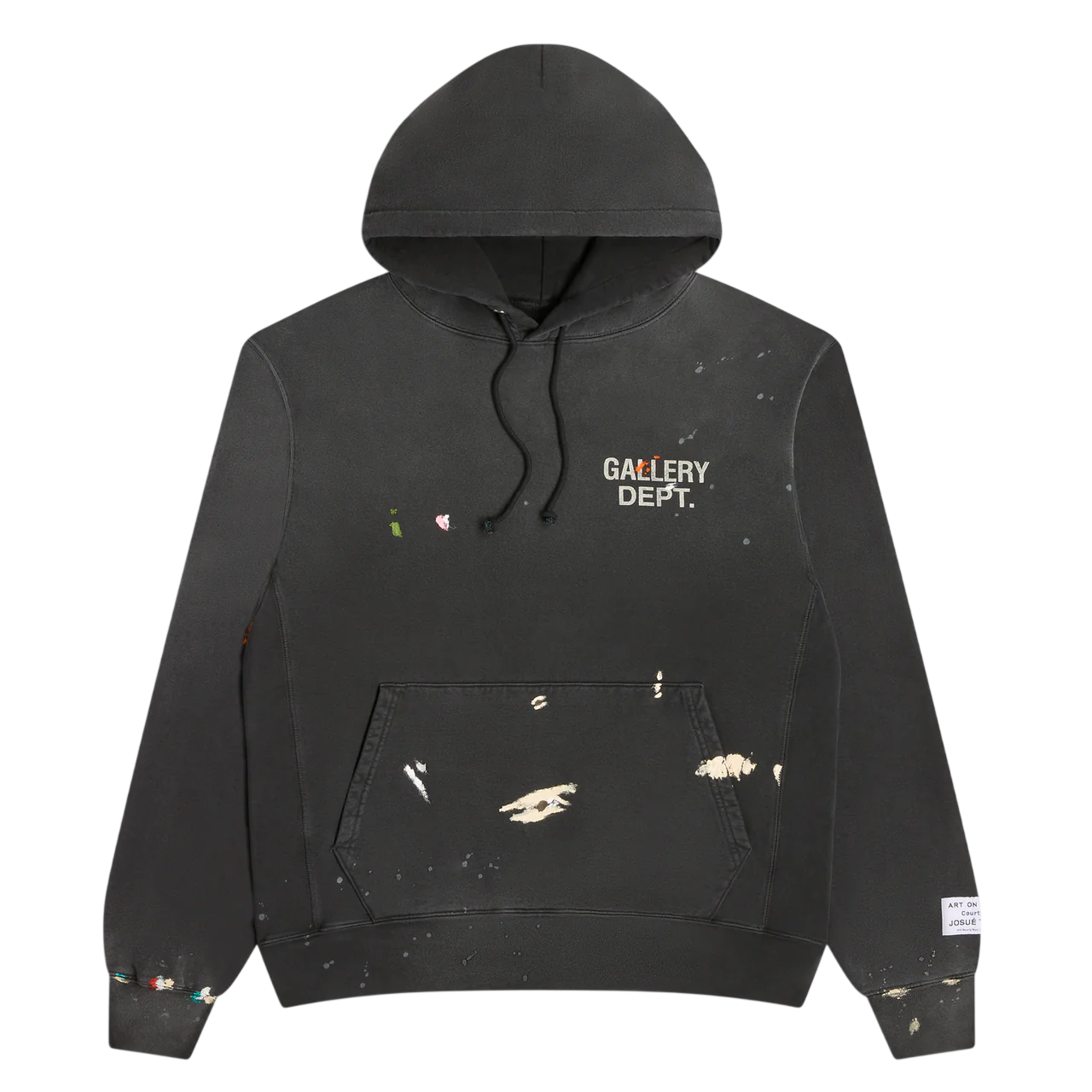 GALLERY DEPT PAINT LOGO HOODIE VINTAGE BLACK