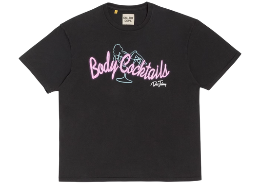 GALLERY DEPT BODY COCKTAILS T-SHIRT BLACK