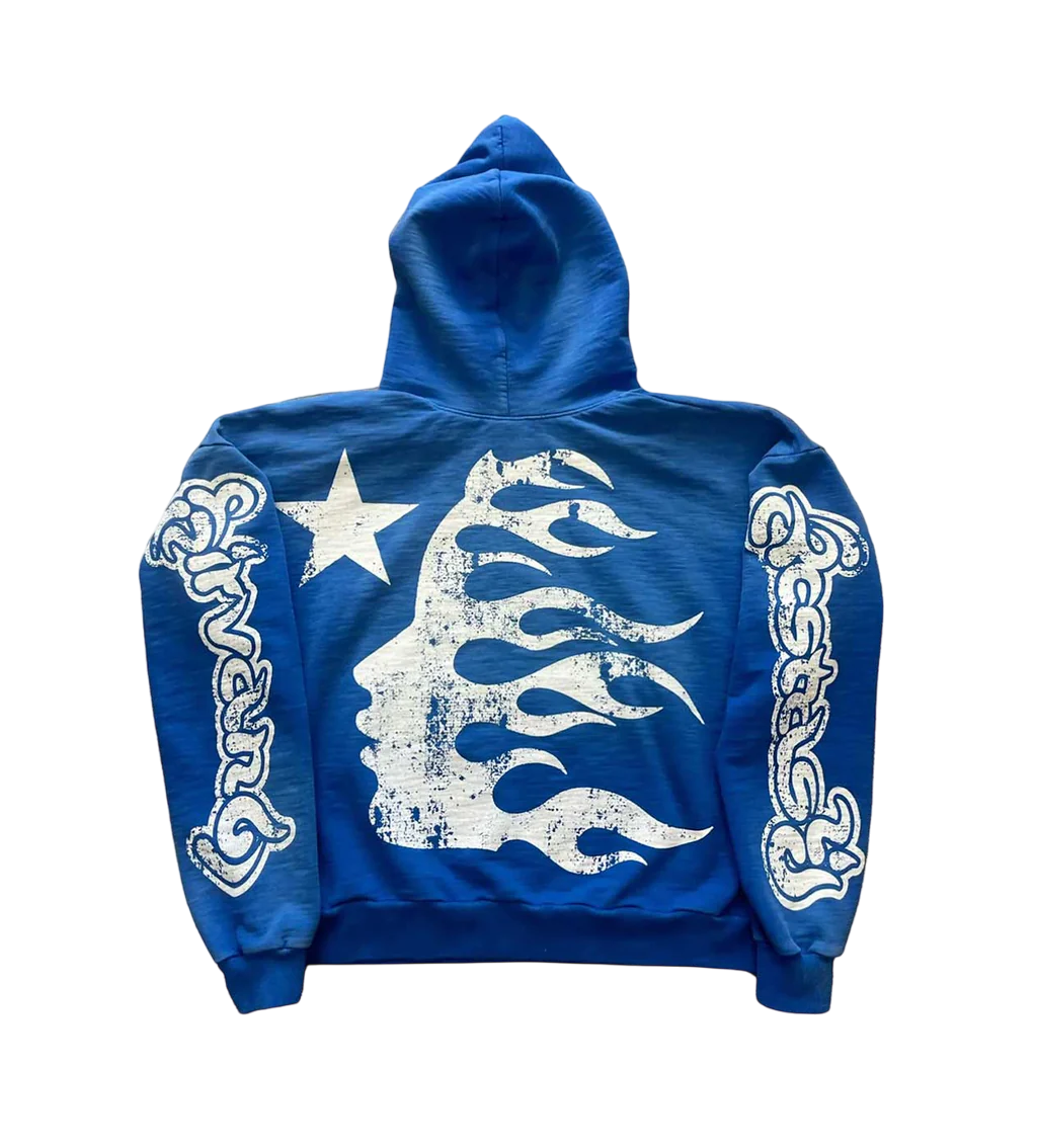 HELLSTAR STUDIOS YOGA HOODIE BLUE