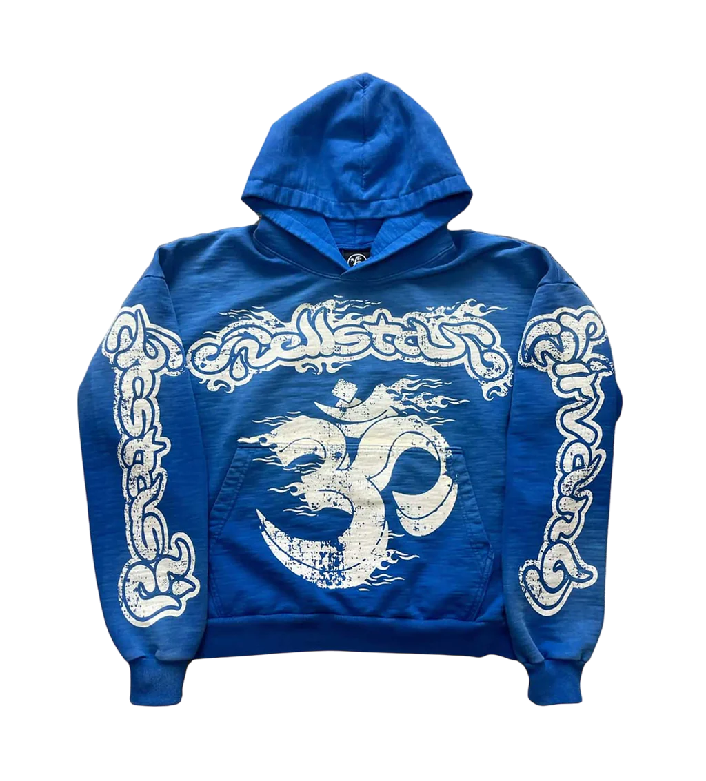 HELLSTAR STUDIOS YOGA HOODIE BLUE