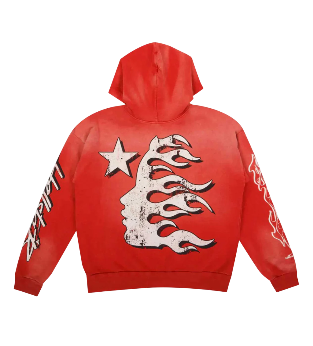HELLSTAR RECORDS HOODIE RED
