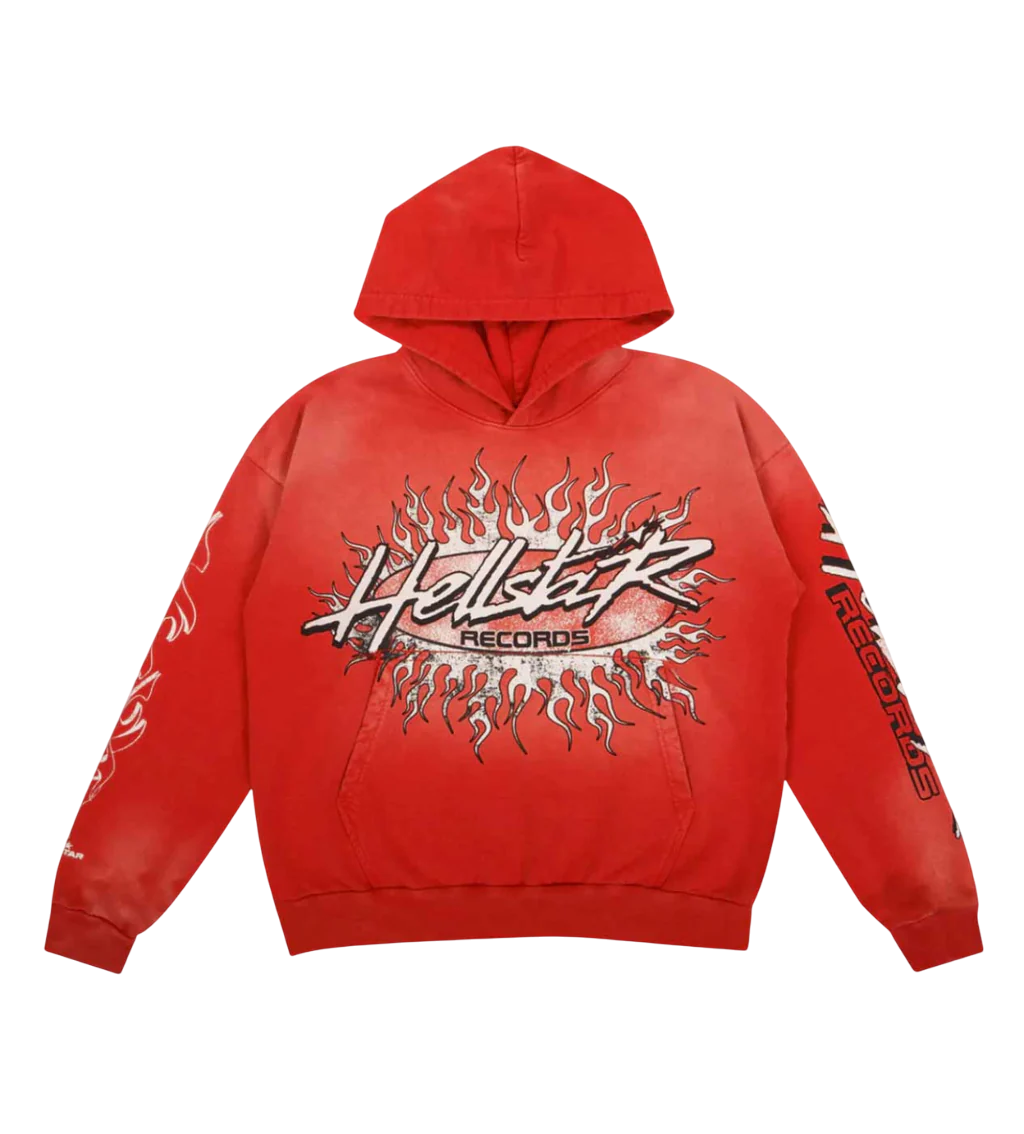 HELLSTAR RECORDS HOODIE RED